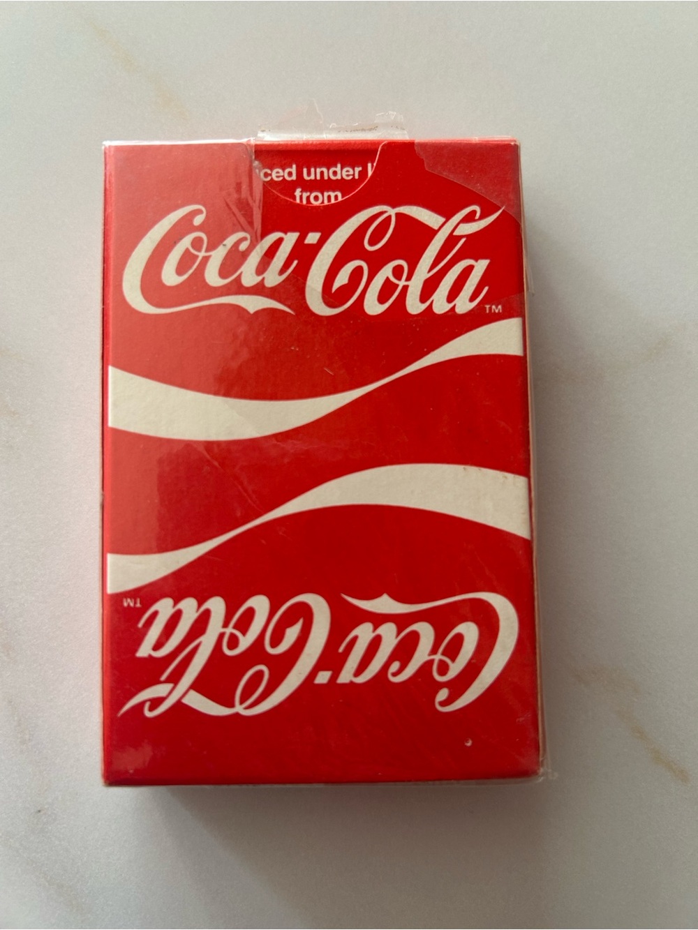 Vintage Coca-Cola Bridge Card Set